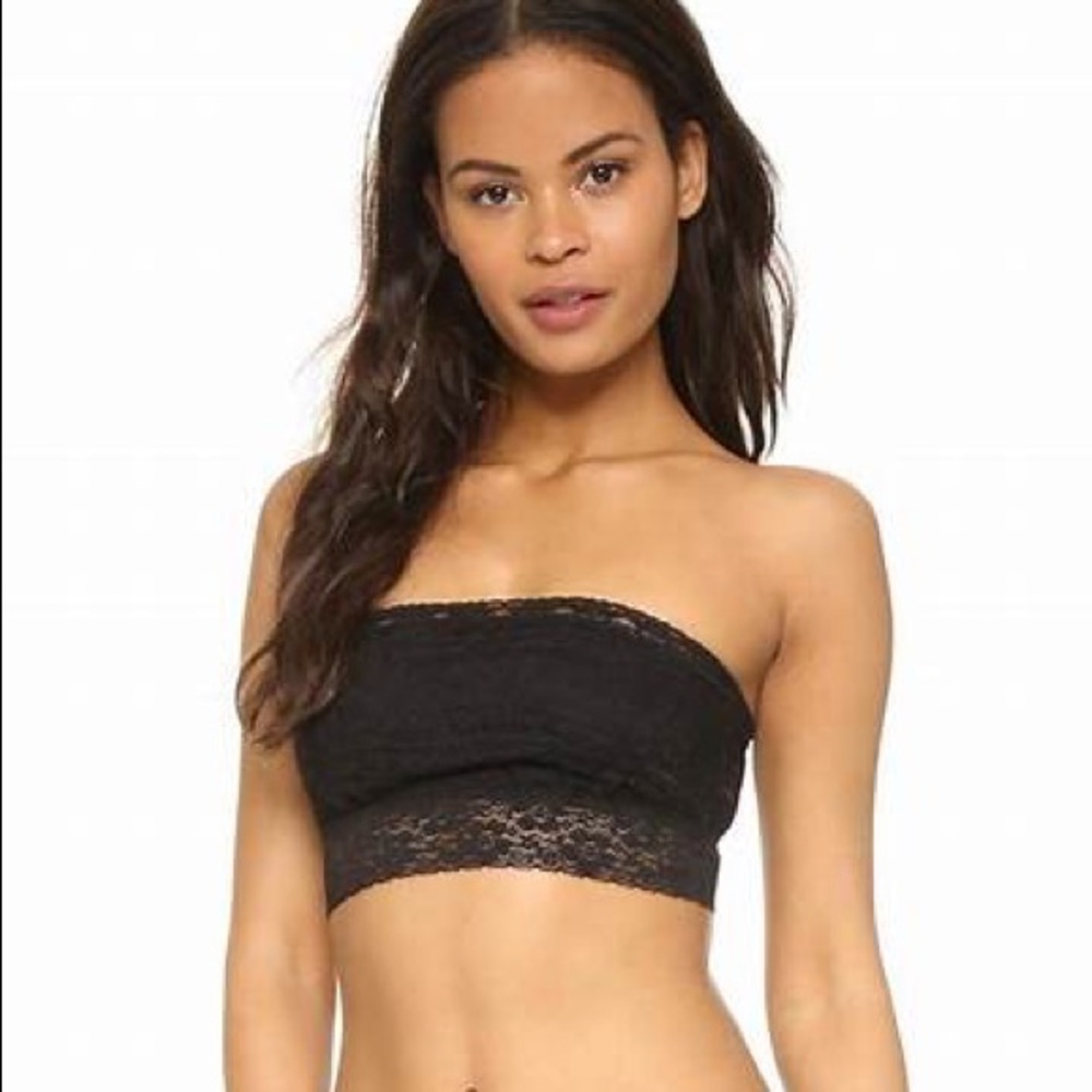 Free people black lace bandeau